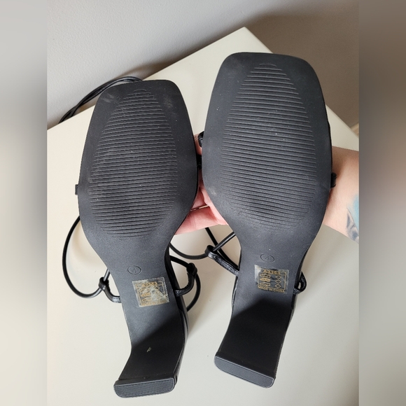 Nasty Gal The Thrill of the Lace-up Heels, VGUC, Size 4 UK/ 6 US - Picture 8 of 10